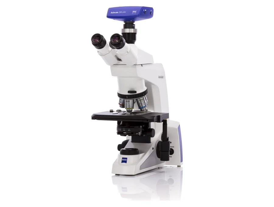 Microscope droit ZEISS Axiolab 5 avec caméra Axiocam