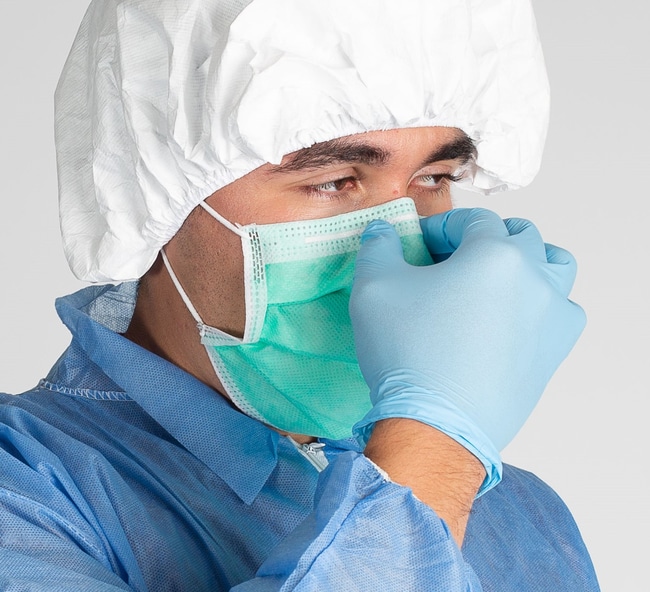 Keystone Cleanroom Products&nbsp;Masques faciaux pour salle blanche, irradiés gamma