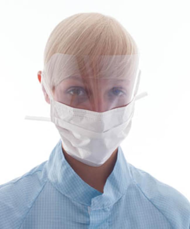 Nitritex&trade;&nbsp;Masques faciaux à visière à boucle BioClean&trade; Clearview stériles