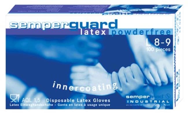 SemperIt&trade;&nbsp;Gants non poudrés, avec couche intérieure, latex Semperguard&trade;