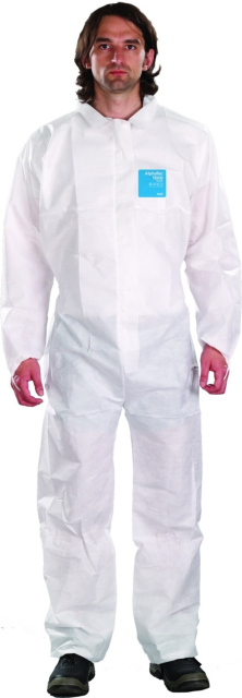  Ansell AlphaTec™ 1500 PLUS Stitched Coveralls, Model 103, White