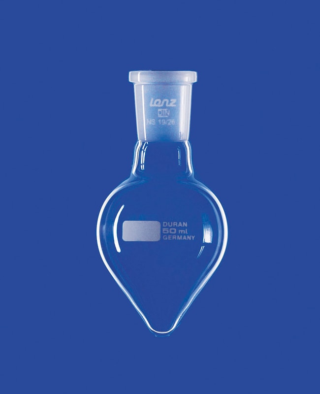 Lenz Laborglasinstrumente&trade;&nbsp;Flacon en forme de poire Duran&trade; avec joint rodé conique