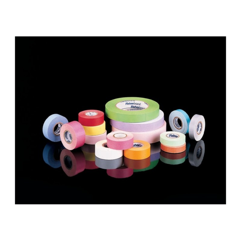 Ruban d’étiquetage coloré jaune, 12,8 m, lot de 4 rouleaux – Fisherbrand™
