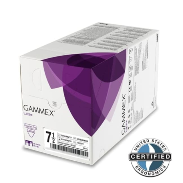  Ansell GAMMEX Latex Gloves