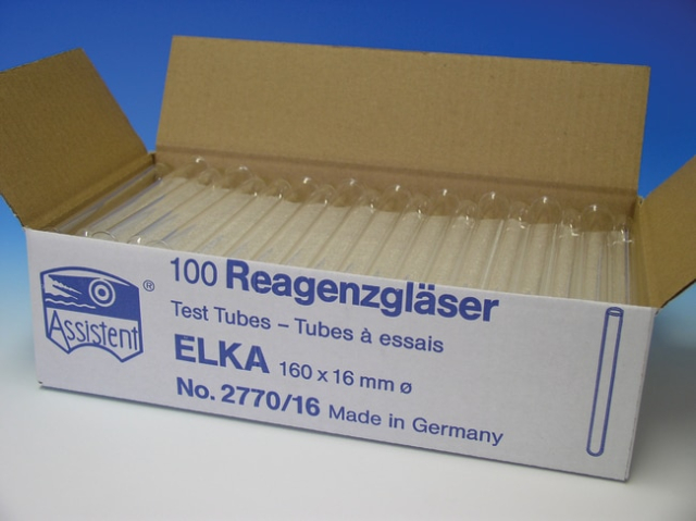 Karl Hecht&amp;trade;&amp;nbsp;ELKA Round Bottom Test Tubes