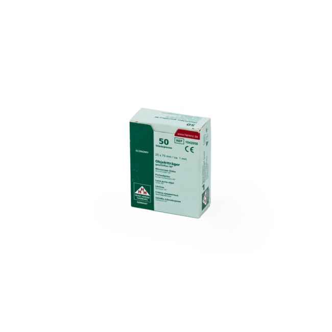 Heinz Herenz Microscope Slides with ECONOMY Ground Edges