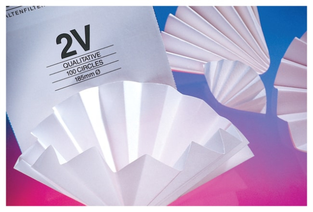 Cytiva&amp;nbsp;Whatman&amp;trade; Papiers filtres qualitatifs pliés de grade 2V