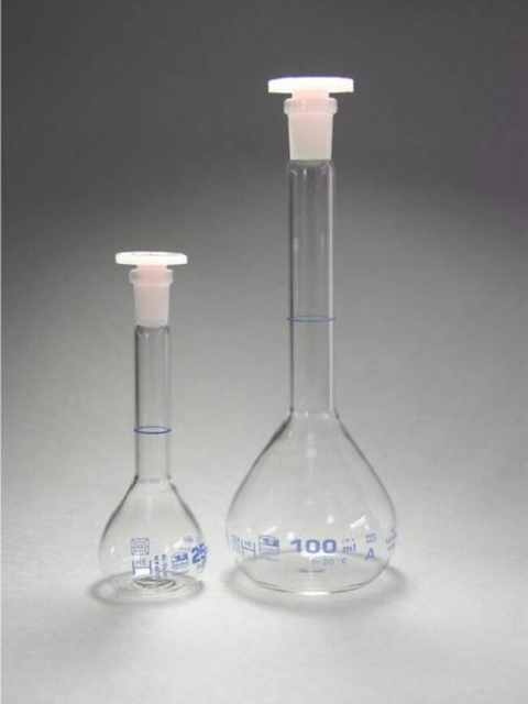 Karl Hecht&amp;trade;&amp;nbsp;Volumetric Flask with PP Stopper, Conformity Certified