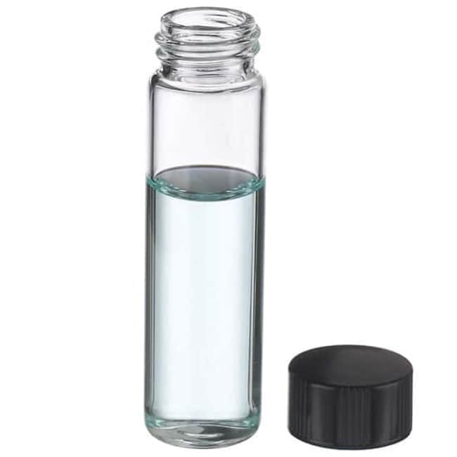 Cole-Parmer&trade;&nbsp;Flacons en verre transparent Wheaton&trade; avec bouchon fileté revêtu de PTFE / caoutchouc