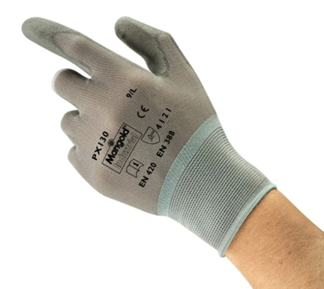  Ansell PX130 Lightweight Polyurethane-Coated Nylon Glove Liners