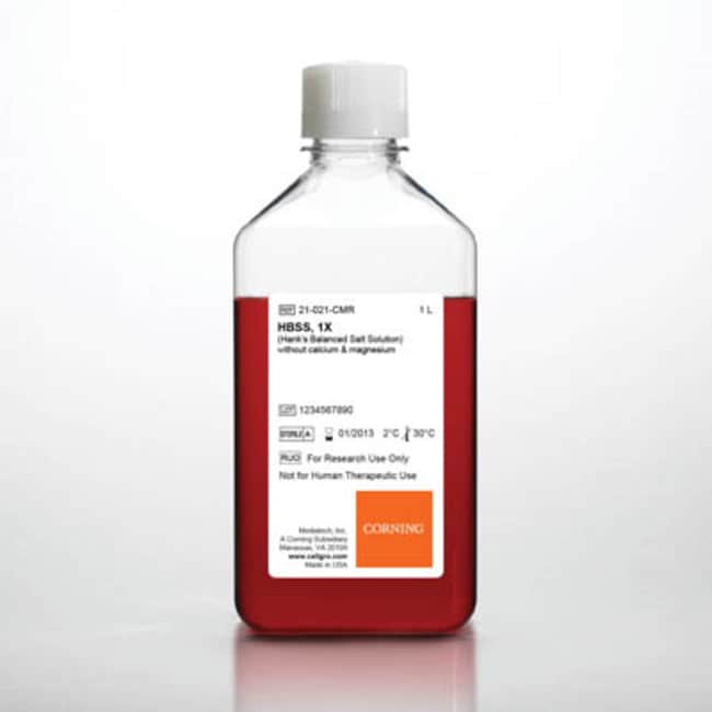 Corning&trade;&nbsp;Solution de HBS Media Tech&trade; sans Ca, Mg