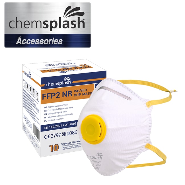 Chemsplash FFP2 Cup Mask with Valve