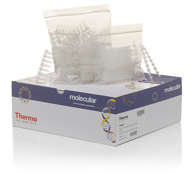 Thermo Scientific™ Tubes and Domed Caps, strips of 8, Sustain™ Series