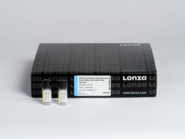 Lonza&amp;trade;&amp;nbsp;Flacons à échantillons, exempts de pyrogènes