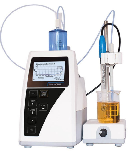 SI Analytics&amp;nbsp;TitroLine&amp;trade; 5000 avec 20 ml d’unité de dosage de base