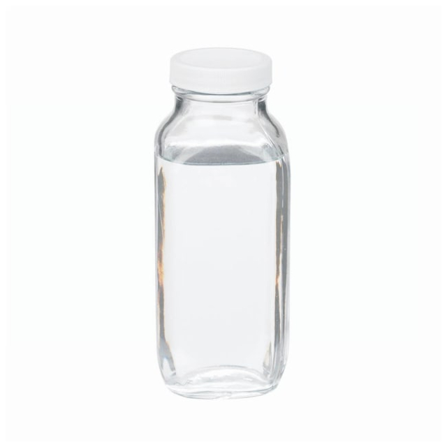  DWK Life Sciences Flacons carrés transparents avec bouchons revêtus de PE / PTFE Wheaton™