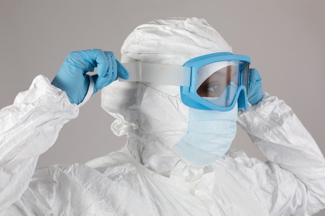 Keystone Cleanroom Products&nbsp;Masques faciaux pour salle blanche, irradiés gamma, avec extension latérale en Tyvek&trade;