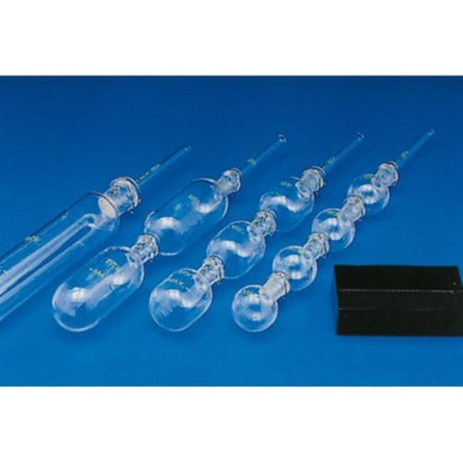 BUCHI Kit de tubes à ampoule en verre avec 2 billes