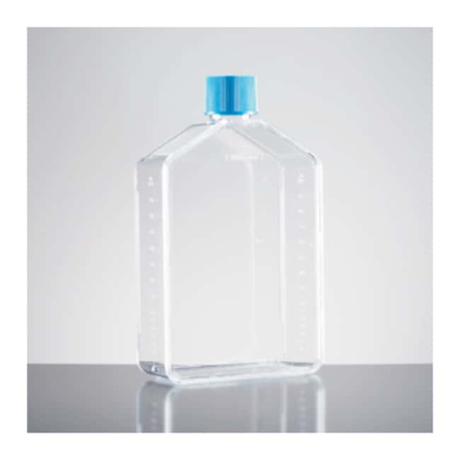 Corning&trade;&nbsp;Flacon de culture cellulaire au col penché rectangulaire carboxylé PureCoat&trade; avec bouchon ventilé