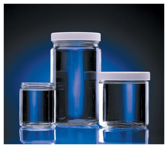  DWK Life Sciences Cuves droites transparentes avec bouchons à doublure en TFE Wheaton™