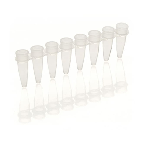 Thermo Scientific&amp;trade;&amp;nbsp;Tubes et bouchons plats, bandes de 8