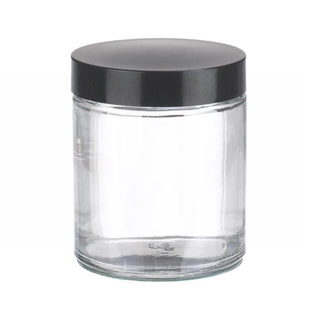  Fisherbrand™ Cuves en verre transparentes à parois droites avec bouchons phénoliques noirs