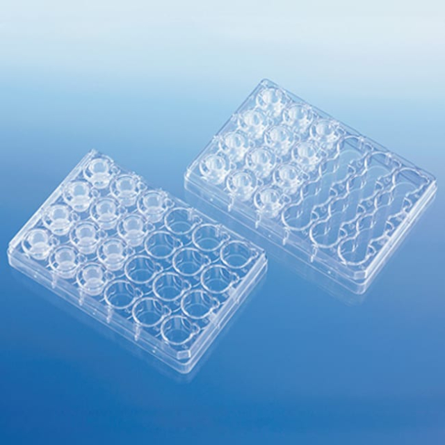 BRAND&amp;trade;&amp;nbsp;Microplaques pour système d’insert BRAND&lt;i&gt;plates&lt;/i&gt;&amp;trade; - Plaque standard à 24 puits