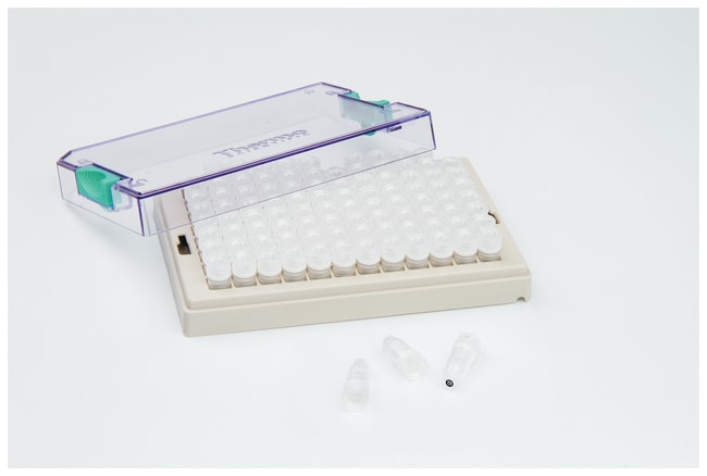 Thermo Scientific&trade;&nbsp;Tubes de stockage à faible volume Matrix&trade; avec bouchons vissés et codes-barres 2D, tube de stockage avec code 2D dans rack à code-barres
