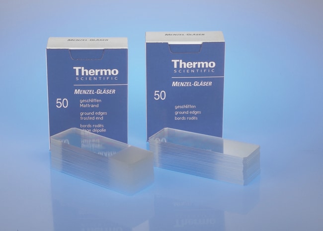 Thermo Scientific&trade;&nbsp;Lames de microscope dépolies, 45&deg;