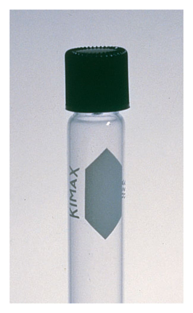 DWK Life Sciences&nbsp;Tubes réutilisables avec bouchon à vis revêtu de caoutchouc Kimble&trade; KIMAX&trade;