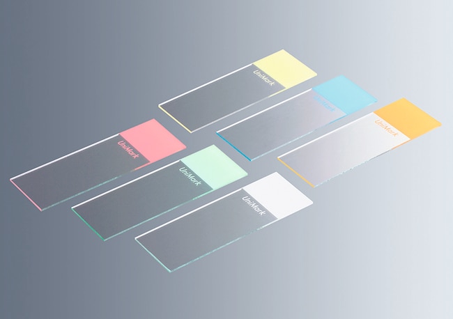 Marienfeld Superior&trade;&nbsp;UniMark&trade; Lames porte-objets avec champ d'inscription imprimé
