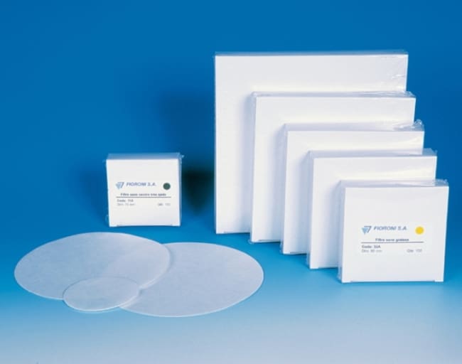 Fisherbrand&trade;&nbsp;Papier filtre qualitatif durci cellulose grade 155