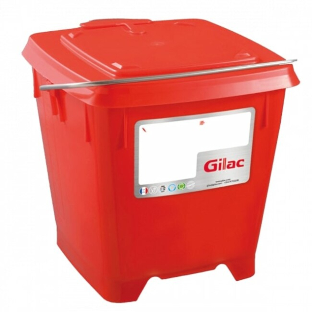 Gilac&amp;trade;&amp;nbsp;Seau Carré Haccp et Couvercle Étanche