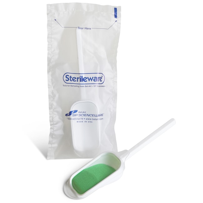 SP Scienceware&trade;&nbsp;Système d’échantillonnage de pelles stériles à conditionnement double Bel-Art&trade; Sterileware
