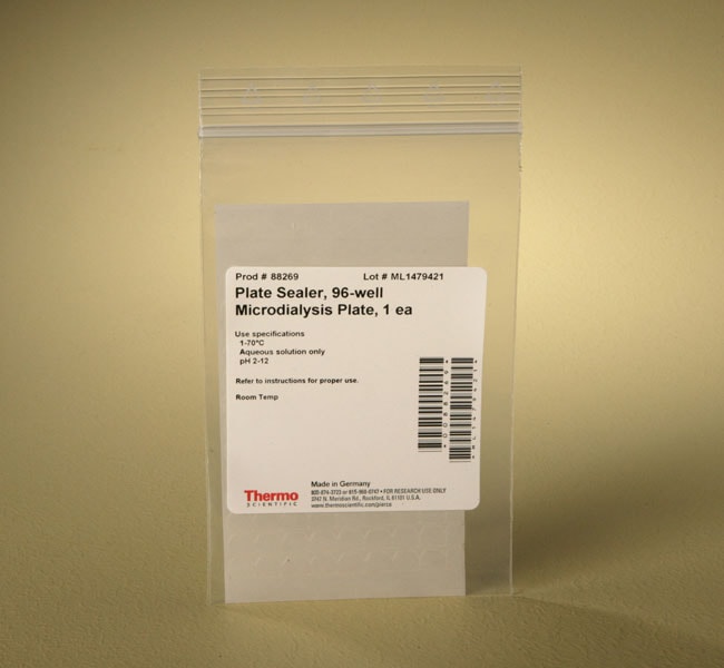 Thermo Scientific&trade;&nbsp;Plate Seal for Pierce&trade; 96-well Microdialysis Plates