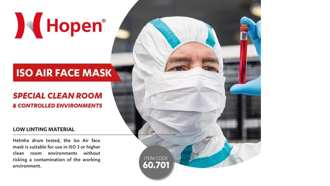 Hopen&trade;&nbsp;Masque pour salle blanche ISO