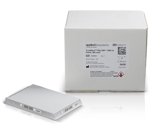 Applied Biosystems&trade;&nbsp;TrueMark&trade; PGx SNP + CNV 64 Panel, 384-well plate