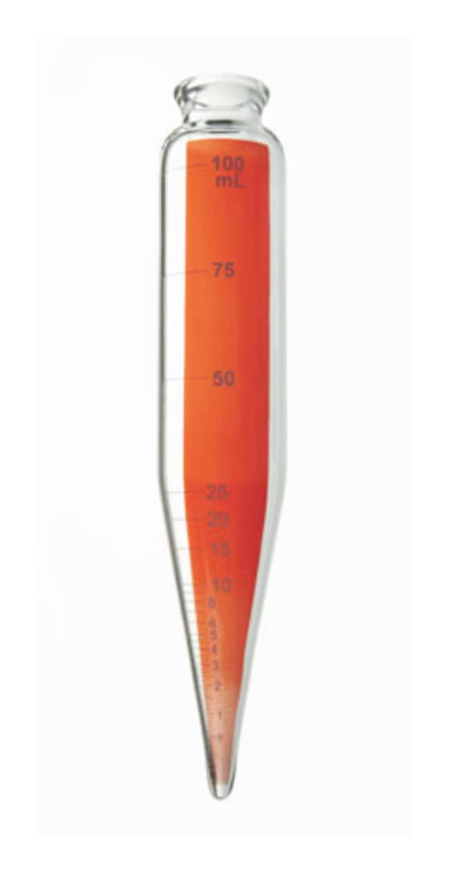 DWK Life Sciences&nbsp;Tube à centrifuger de 100 ml Kimble&trade; KIMAX&trade; California avec barrette rouge