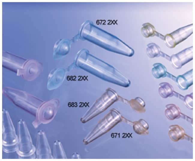 Greiner Bio-One&nbsp;Tubes PCR Sapphire 0,2 mL avec bouchon bombé attenant
