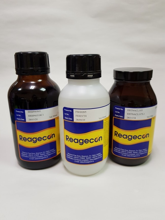 Solution indicatrice de bleu de bromophénol 0,04 %, Reagecon