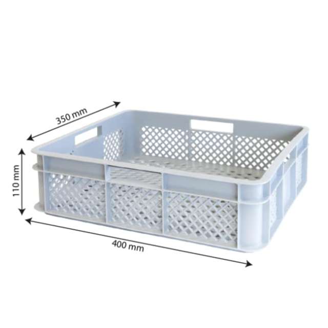 Gilac&trade;&nbsp;Perforated Stackable Crate with Handles