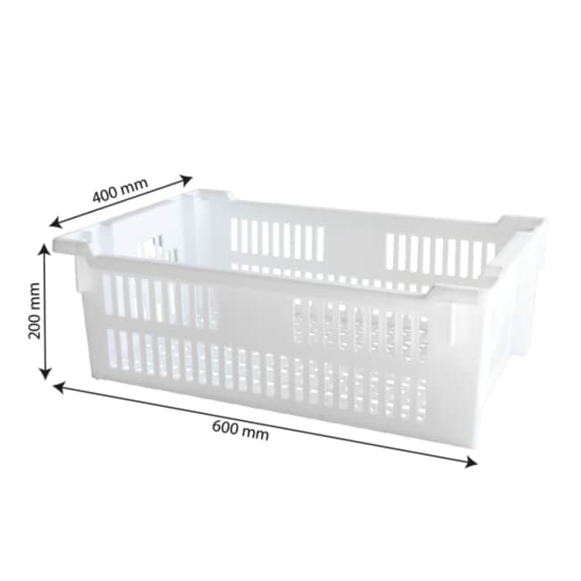 Gilac™ Perforated Stackable and Nestable Crate