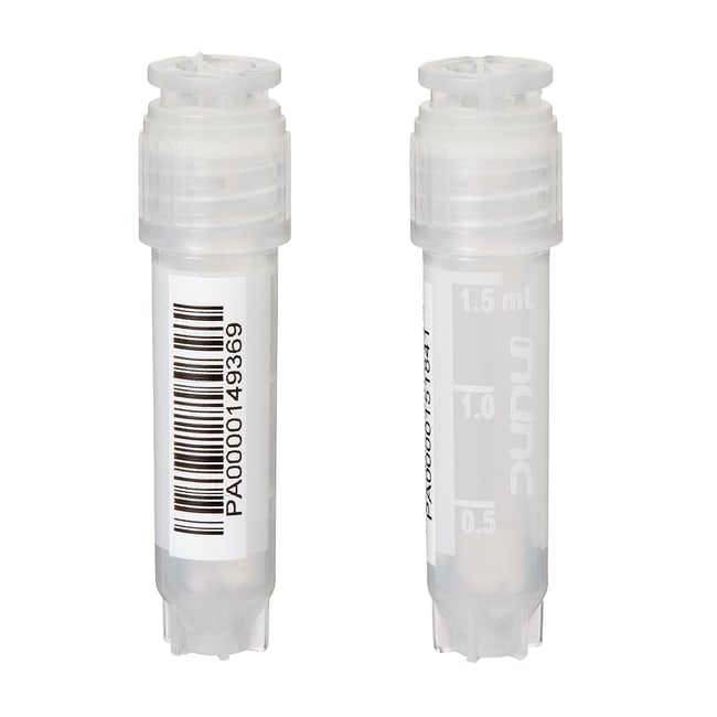 Thermo Scientific&trade;&nbsp;Tubes à triple codage universels Nunc&trade;