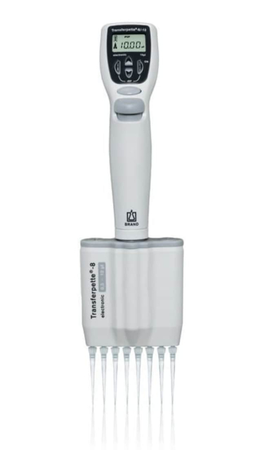 Brand&amp;trade;&amp;nbsp;Pipette électronique microlitre Transferpette&amp;trade;-8, à 10 &amp;mu;l