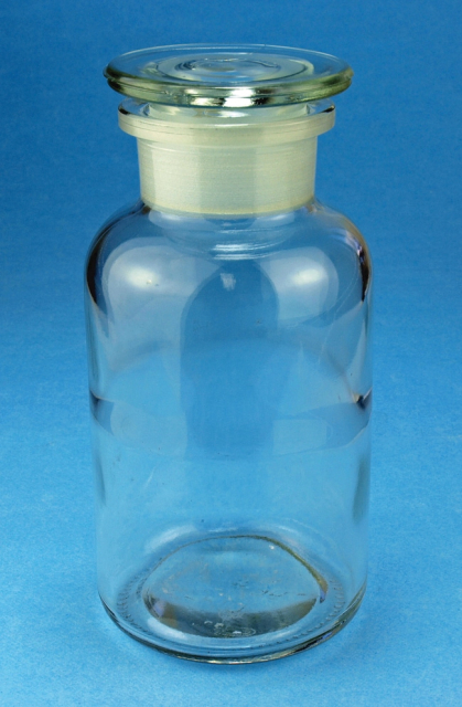  Karl Hecht™ Clear Glass Wide Neck Bottles