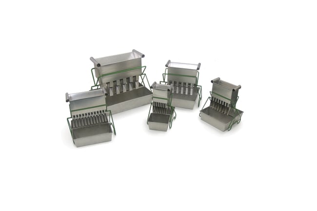 Sampling Systems™ Boîtes à nervures pour séparation d’échantillons en acier Acier inoxydable