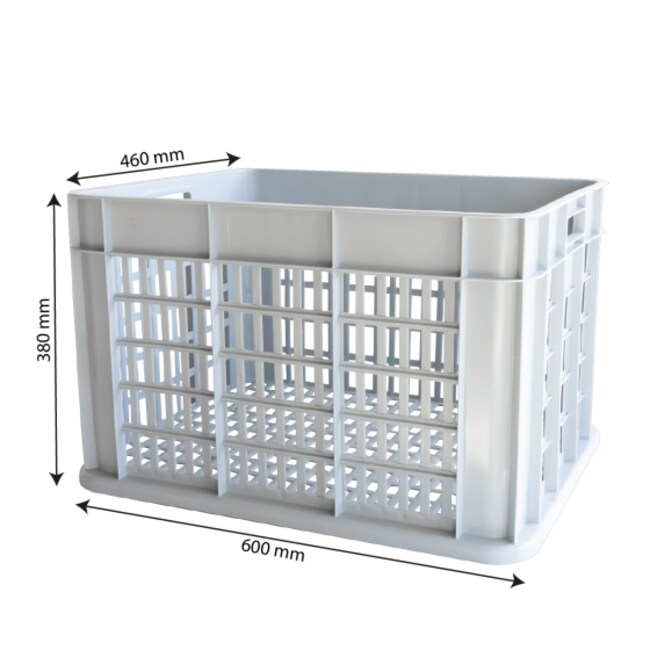 Gilac™ Stackable Perforated Crate with Handles