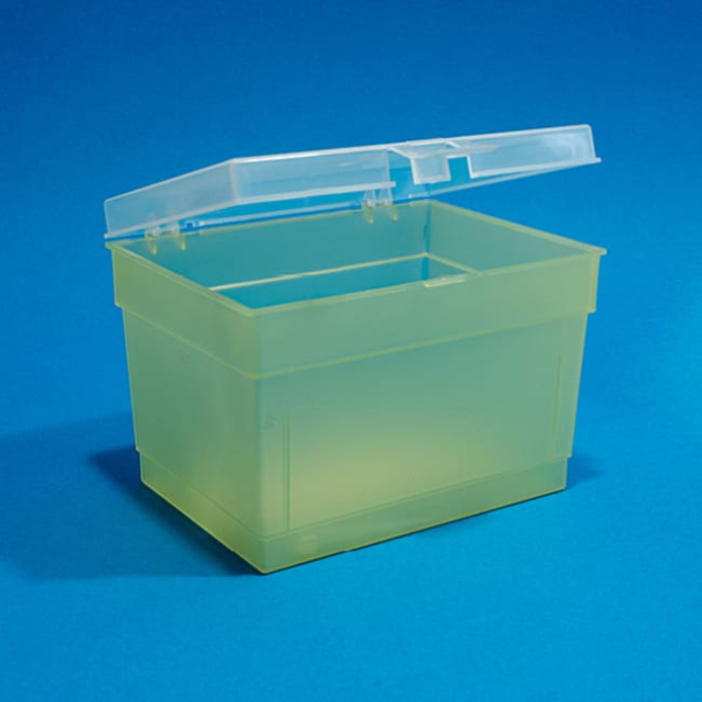 Kartell&nbsp;Yellow Polypropylene Box, without Tips, with Standard Cover