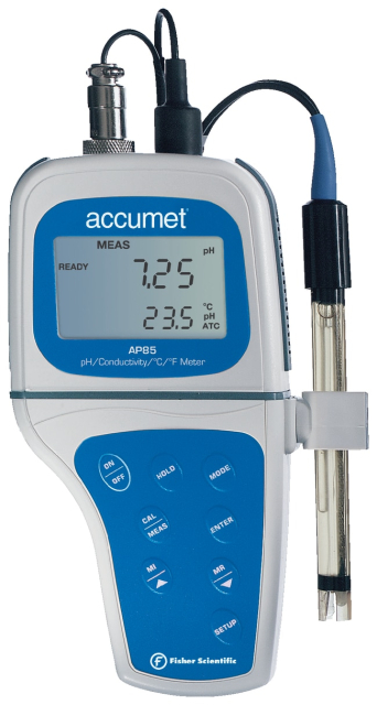 Fisherbrand&amp;trade;&amp;nbsp;Conductimètre / pH-mètre étanche portatif accumet&amp;trade; AP85