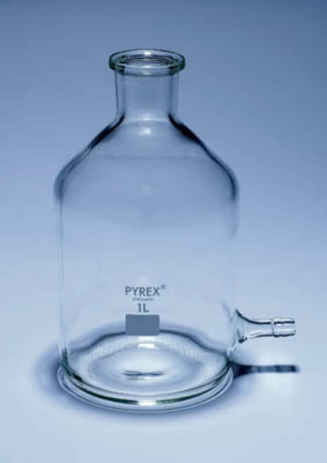 Flacon à vide Pyrex&trade; avec embout latéral pour tubulure